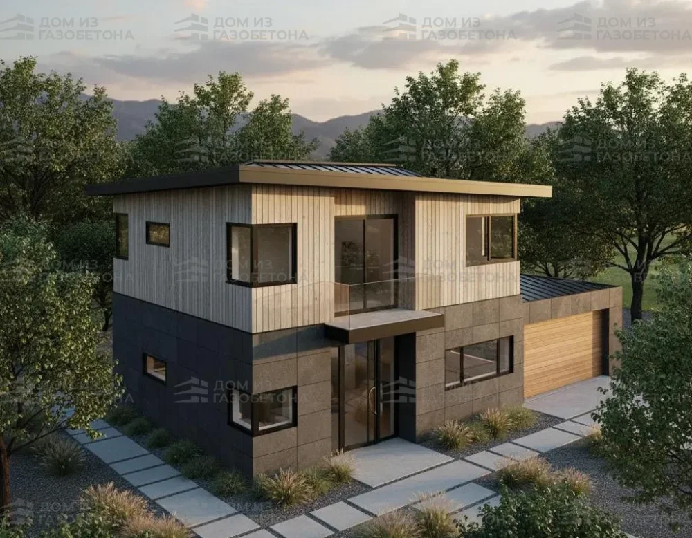 Проект Двухэтажный дом 20 на 10, 212 м2