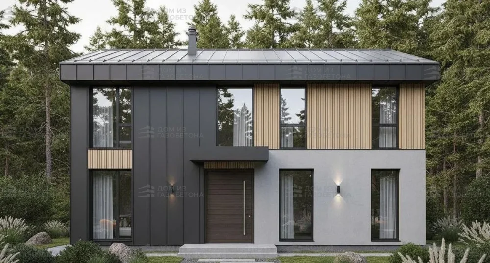 Проект Одноэтажный дом 13 на 11, 109 м2