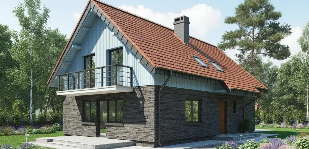 Проект Двухэтажный дом 9 на 15, 172 м2