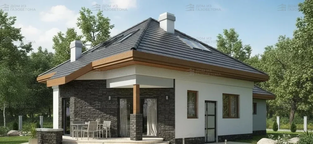 Проект Двухэтажный дом 16 на 11, 142 м2