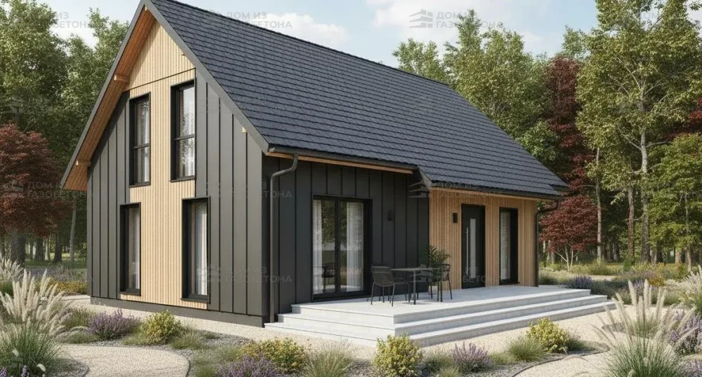 Проект Двухэтажный дом 10 на 12, 155 м2