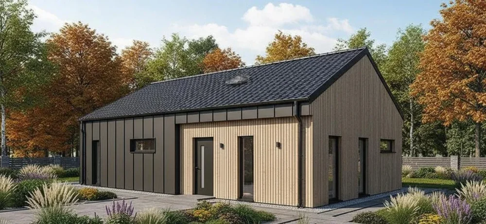 Проект Одноэтажный дом 13 на 18, 156 м2