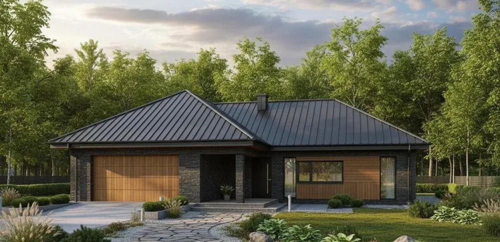 Проект Одноэтажный дом 18 на 20, 190 м2